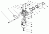 Toro 22025C - Lawnmower, 1987 (7000001-7999999) Ersatzteile CARBURETOR ASSEMBLY (MODEL NO. 47PG6)