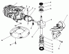Toro 22025C - Lawnmower, 1988 (8000001-8999999) Ersatzteile ENGINE ASSEMBLY MODEL NO. 47PH7 #1