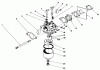 Toro 22025C - Lawnmower, 1988 (8000001-8999999) Ersatzteile ENGINE ASSEMBLY MODEL NO. 47PH7 #3