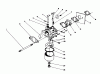 Toro 22025C - Lawnmower, 1989 (9000001-9999999) Ersatzteile ENGINE ASSEMBLY MODEL NO. 47PJ8 #3