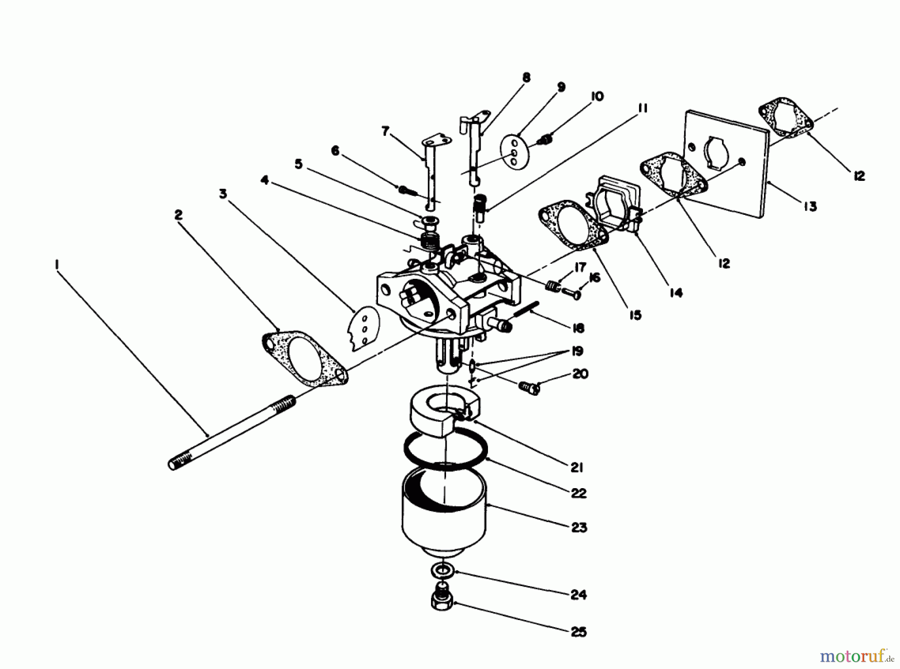  Toro Neu Mowers, Walk-Behind Seite 2 22025C - Toro Lawnmower, 1989 (9000001-9999999) ENGINE ASSEMBLY MODEL NO. 47PJ8 #3