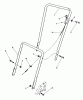 Toro 22025C - Lawnmower, 1989 (9000001-9999999) Ersatzteile HANDLE ASSEMBLY