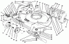 Toro 22026 - Side Discharge Mower, 1994 (4900001-4999999) Ersatzteile HOUSING & WHEEL ASSEMBLY