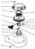Toro 22026 - Side Discharge Mower, 1994 (4900001-4999999) Ersatzteile RECOIL ASSEMBLY (MODEL NO. 47PR4-3)