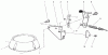 Toro 22026 - Side Discharge Mower, 1997 (7900001-7999999) Ersatzteile BRAKE ASSEMBLY