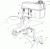 Toro 22026 - Side Discharge Mower, 1997 (7900001-7999999) Ersatzteile FUEL TANK ASSEMBLY