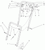 Toro 22026 - Side Discharge Mower, 1997 (7900001-7999999) Ersatzteile HANDLE ASSEMBLY