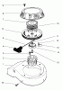 Toro 22026 - Side Discharge Mower, 1997 (7900001-7999999) Ersatzteile RECOIL ASSEMBLY (MODEL NO. 47PT6-3)