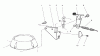 Toro 22026 - Side Discharge Mower, 1998 (8900001-8999999) Ersatzteile BRAKE ASSEMBLY
