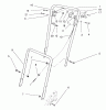 Toro 22026 - Side Discharge Mower, 1998 (8900001-8999999) Ersatzteile HANDLE ASSEMBLY
