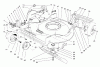 Toro 22026 - Side Discharge Mower, 1998 (8900001-8999999) Ersatzteile HOUSING AND WHEEL ASSEMBLY