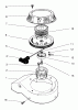 Toro 22026 - Side Discharge Mower, 1998 (8900001-8999999) Ersatzteile RECOIL ASSEMBLY