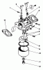 Toro 22030 - Lawnmower, 1984 (4000001-4999999) Ersatzteile CARBURETOR ASSEMBLY