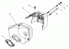 Toro 22030 - Lawnmower, 1984 (4000001-4999999) Ersatzteile MUFFLER ASSEMBLY
