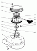 Toro 22030 - Lawnmower, 1984 (4000001-4999999) Ersatzteile RECOIL STARTER ASSEMBLY