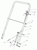 Toro 22035 - Lawnmower, 1985 (5000001-5999999) Ersatzteile HANDLE ASSEMBLY (MODEL 22030)