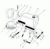 Toro 22030 - Lawnmower, 1986 (6000001-6999999) Ersatzteile GAS TANK ASSEMBLY