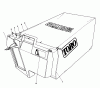 Toro 22030 - Lawnmower, 1986 (6000001-6999999) Ersatzteile GRASS BAG ASSEMBLY NO. 11-5609