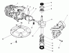 Toro 22035 - Lawnmower, 1987 (7000001-7999999) Ersatzteile ENGINE ASSEMBLY MODEL NO. 47PG6 #1