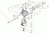 Toro 22035 - Lawnmower, 1987 (7000001-7999999) Ersatzteile ENGINE ASSEMBLY MODEL NO. 47PG6 #3