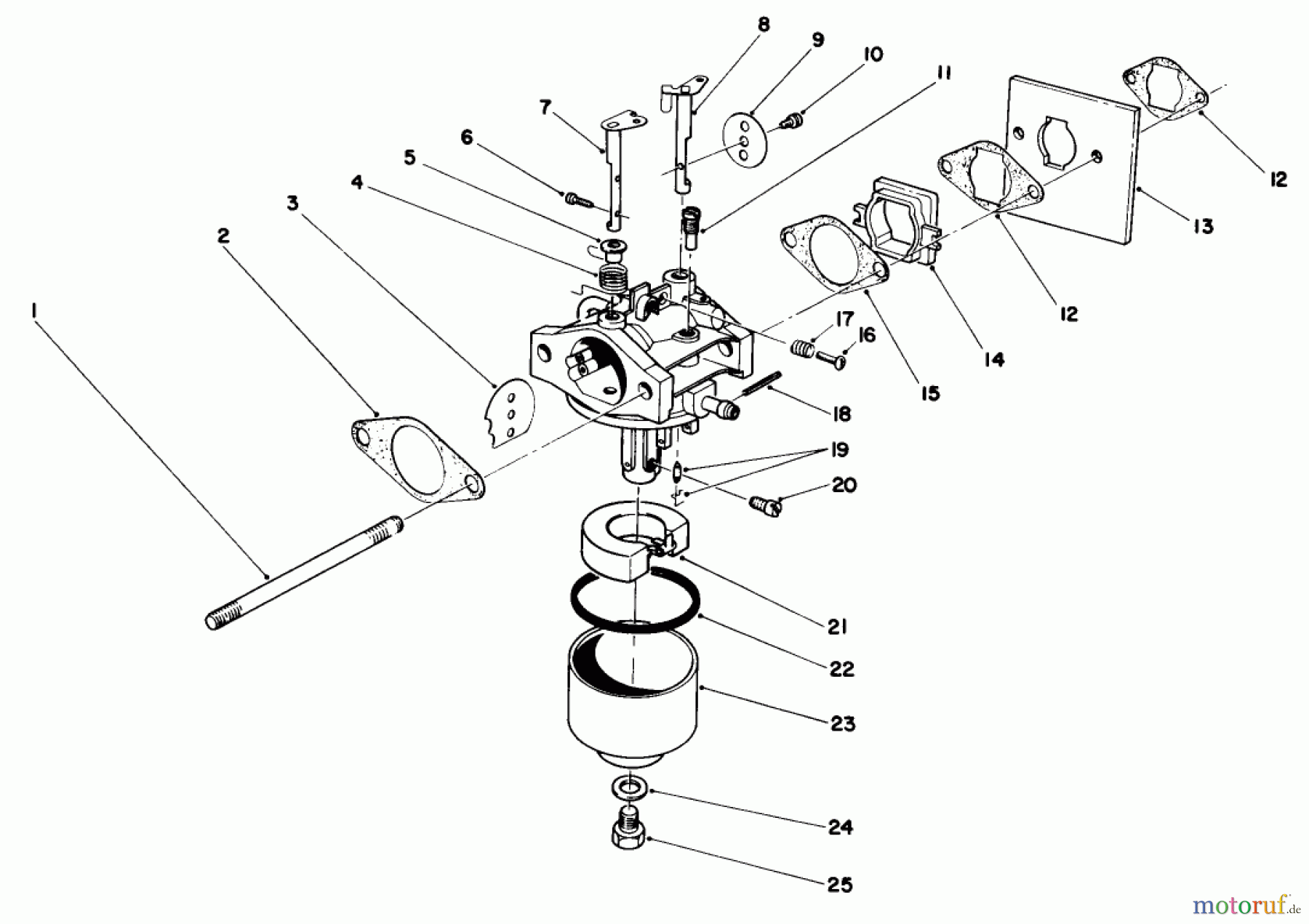 Toro Neu Mowers, Walk-Behind Seite 2 22035 - Toro Lawnmower, 1987 (7000001-7999999) ENGINE ASSEMBLY MODEL NO. 47PG6 #3