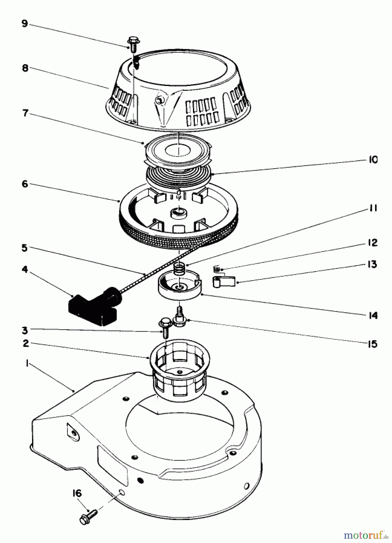 Toro Neu Mowers, Walk-Behind Seite 2 22035 - Toro Lawnmower, 1987 (7000001-7999999) ENGINE ASSEMBLY MODEL NO. 47PG6 #6