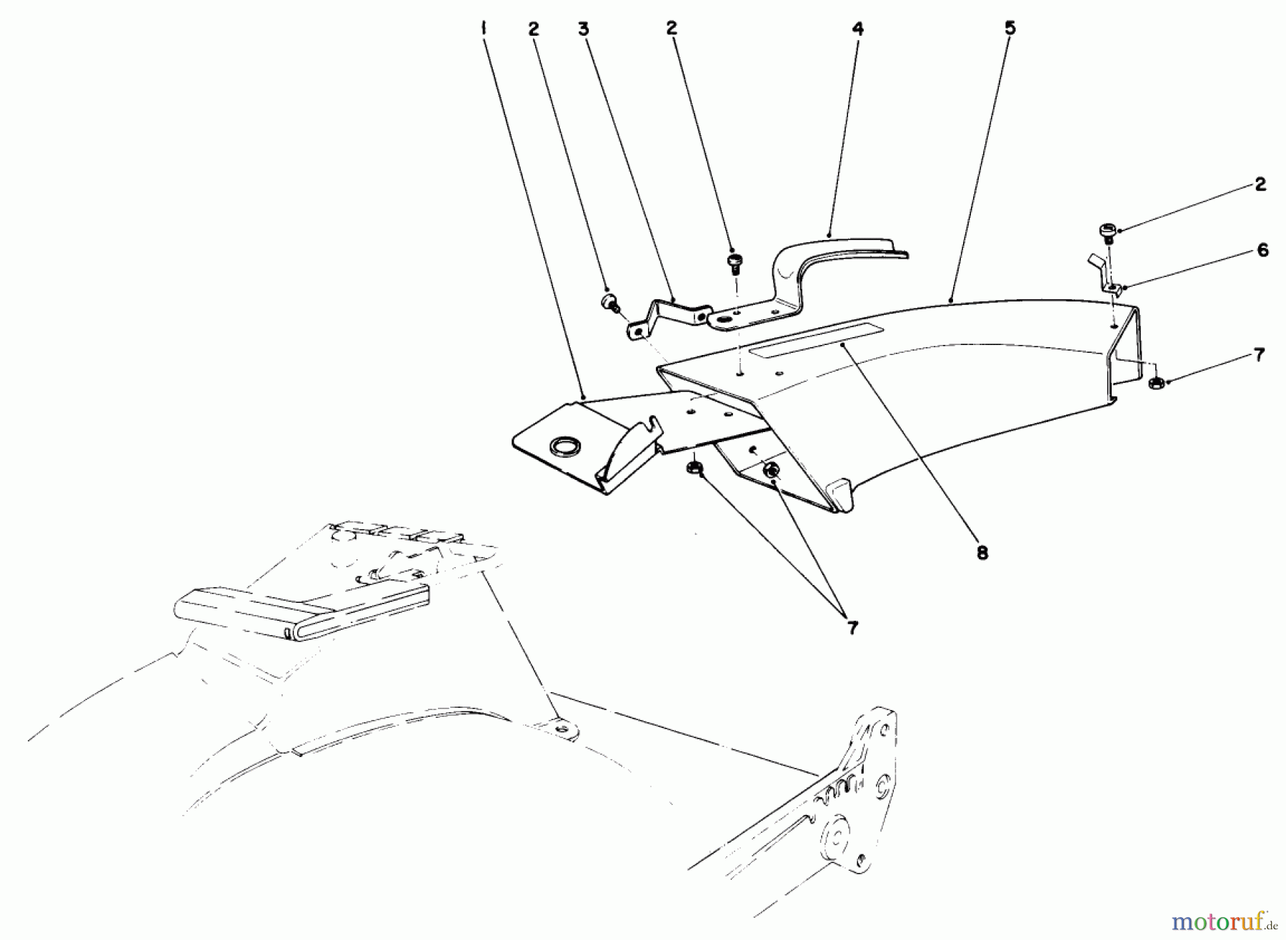 Toro Neu Mowers, Walk-Behind Seite 2 22035 - Toro Lawnmower, 1987 (7000001-7999999) SIDE DISCHARGE CHUTE MODEL NO. 59108 (OPTIONAL)