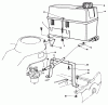 Toro 22035 - Lawnmower, 1990 (0000001-0999999) Ersatzteile GAS TANK ASSEMBLY