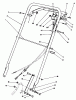 Toro 22035 - Lawnmower, 1990 (0000001-0999999) Ersatzteile HANDLE ASSEMBLY (MODEL 22035)