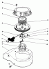 Toro 22035 - Lawnmower, 1990 (0000001-0999999) Ersatzteile RECOIL ASSEMBLY (MODEL NO. 47PK9-3)