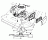 Toro 22035 - Lawnmower, 1991 (1000001-1999999) Ersatzteile ENGINE ASSEMBLY (MODEL 22035)