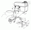 Toro 22035 - Lawnmower, 1991 (1000001-1999999) Ersatzteile GAS TANK ASSEMBLY