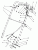 Toro 22035 - Lawnmower, 1991 (1000001-1999999) Ersatzteile HANDLE ASSEMBLY (MODEL 22035)