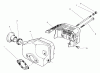 Toro 22031 - ProLine 21" Recycler Lawnmower, 1996 (6900001-6999999) Ersatzteile MUFFLER ASSEMBLY (MODEL NO. 47PT6-3)