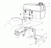 Toro 22031 - ProLine 21" Recycler Lawnmower, 1999 (9900001-9999999) Ersatzteile GAS TANK ASSEMBLY
