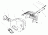 Toro 22031 - ProLine 21" Recycler Lawnmower, 1999 (9900001-9999999) Ersatzteile MUFFLER ASSEMBLY (MODEL NO. 47PT7-3)