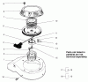 Toro 22031 - ProLine 21" Recycler Lawnmower, 2003 (230000001-230999999) Ersatzteile RECOIL ASSEMBLY