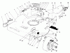 Toro 22035 - Lawnmower, 1988 (8000001-8002989) Ersatzteile HOUSING ASSEMBLY (MODEL 22035)