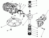 Toro 22035 - Lawnmower, 1989 (9000001-9006453) Ersatzteile ENGINE ASSEMBLY MODEL NO. 47PJ8 #1