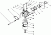 Toro 22035 - Lawnmower, 1989 (9000001-9006453) Ersatzteile ENGINE ASSEMBLY MODEL NO. 47PJ8 #3