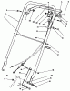 Toro 22035 - Lawnmower, 1989 (9000001-9006453) Ersatzteile HANDLE ASSEMBLY (MODEL 22035)