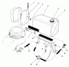 Toro 22035C - Lawnmower, 1987 (7000001-7999999) Ersatzteile GAS TANK ASSEMBLY
