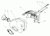 Toro 22035C - Lawnmower, 1987 (7000001-7999999) Ersatzteile MUFFLER ASSEMBLY (MODEL NO. 47PG6)