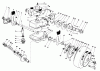 Toro 22035C - Lawnmower, 1988 (8000001-8999999) Ersatzteile GEAR CASE ASSEMBLY
