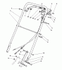 Toro 22035C - Lawnmower, 1988 (8000001-8999999) Ersatzteile HANDLE ASSEMBLY