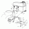 Toro 22036 - Lawnmower, 1991 (1000001-1999999) Ersatzteile GAS TANK ASSEMBLY