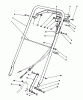 Toro 22036 - Lawnmower, 1991 (1000001-1999999) Ersatzteile HANDLE ASSEMBLY