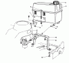 Toro 22037B - Proline 21" Recycler Mower, 1993 (39000001-39999999) Ersatzteile GAS TANK ASSEMBLY