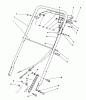 Toro 22037B - Proline 21" Recycler Mower, 1994 (49000001-49999999) Ersatzteile HANDLE ASSEMBLY