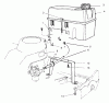 Toro 22038 - Lawnmower, 1997 (7900001-7999999) Ersatzteile GAS TANK ASSEMBLY